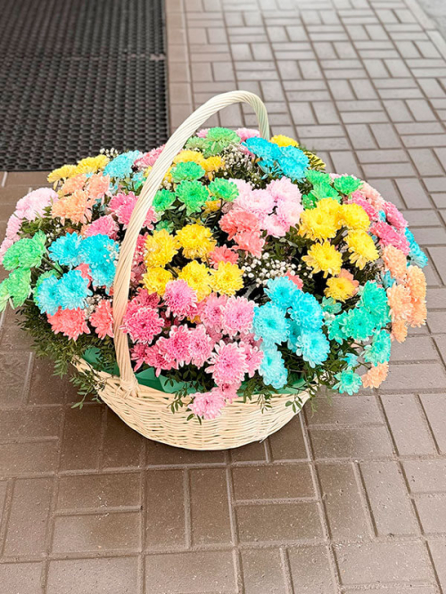 Корзина с цветами